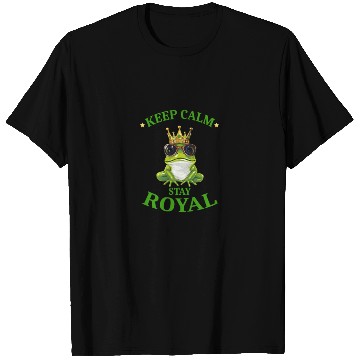 Discover Royal Frog With Crown And Sunglasses T Shirts