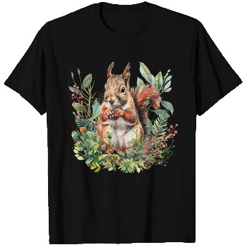 Discover Squirrel Clipart - Woodland Creatures Art, Cute T Shirts