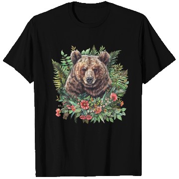 Discover Bear Clipart - Cute Bear Illustrations, Woodland T Shirts