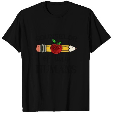 Discover School Counselor of Tiny Humans Back To School T Shirts