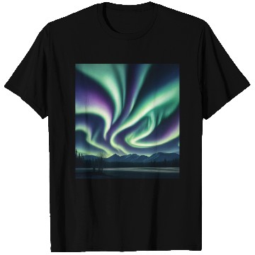 Discover ultra realistic northern lights T Shirts