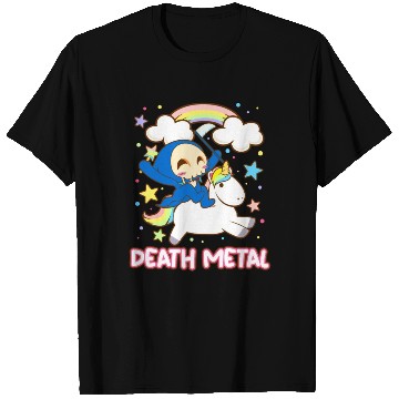 Discover Goth Rock Satan Unicorn Festivals Death Metal T Shirts