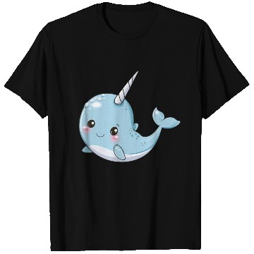 Discover Adorable Narwhal Fantasy Encounter T Shirts