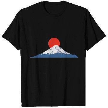 Discover Japanese dawn on Mount Fuji T Shirts