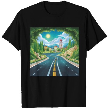 Discover blue way T Shirts