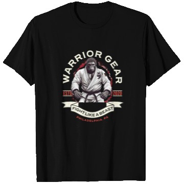 Discover Martial Arts Gorilla BJJ Fighter Jiu-Jitsu T Shirts