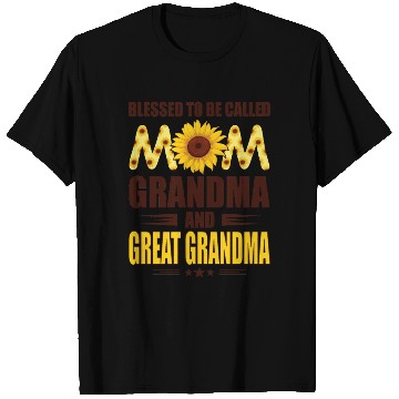 Discover Blessed To Be Called Mom Grandma Great Grandma T Shirts