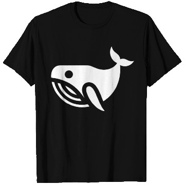 Discover whale in the sea T Shirts