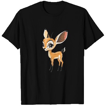 Discover Adorable Fawn Character With Big Eyes T Shirts