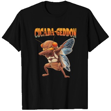 Discover Funny Dabbing Cicada 2024 Dab T Shirts