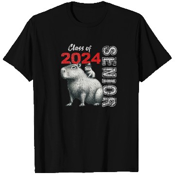 Discover Fun Trendy Unique Capybara Graduation T Shirts
