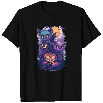 Discover ghost friends, spooky scary friends T Shirts