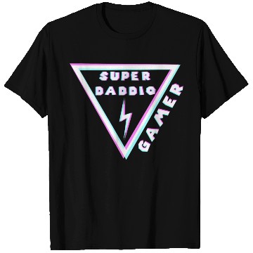 Discover Gamer Daddio Super Fathers T Shirts