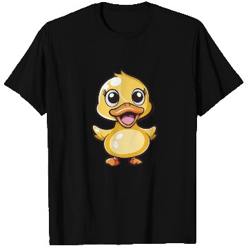 Discover Adorable Duckling Cartoon Character T Shirts
