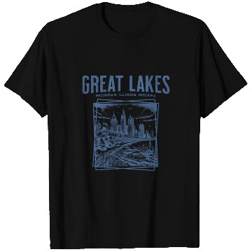 Discover Great Lakes - Retro T Shirts