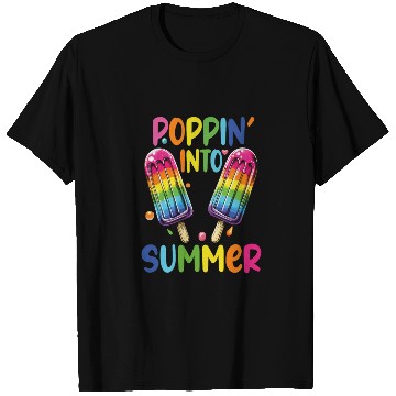 Discover poppin into summer Bye Bye School T Shirts