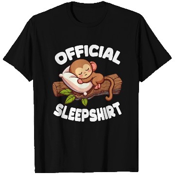Discover Sleeping Monkey Official Sleepshirt T Shirts