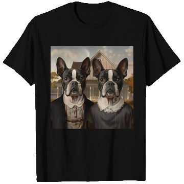 Discover Boston Terrier Funny Sleeve T Shirts