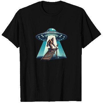 Discover Bigfoot and the UFO T Shirts