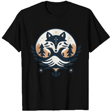 Discover the beautiful forest fox T Shirts