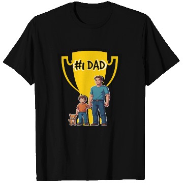 Discover art father and son 8bits number 1 dad T Shirts