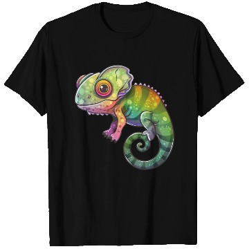 Discover Colorful Chameleon Fantasy Creature T Shirts