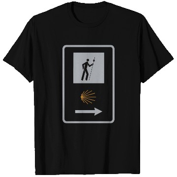 Discover Way of St. James Pilgrim Camino Shell Sign T Shirts
