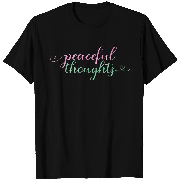 Discover Flowing "Peaceful Thoughts" Watercolor T Shirts