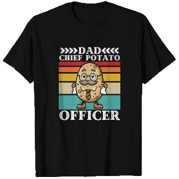 Discover Dad chief potato officer T Shirts