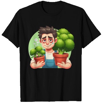 Discover Broccoli Gardener T Shirts