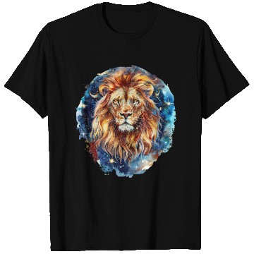 Discover Celestial Lion Images, Mystical Lion, Night sky T Shirts