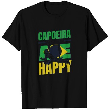 Discover Capoeira Makes Me Happy Capoeirista Ginga Dance T Shirts