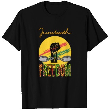 Discover JUNETEENTH FREEDOM APPAREL T Shirts