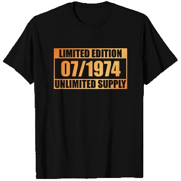 Discover 50th birthday Limited Edition - ꝏ Supply 07/1974 T Shirts