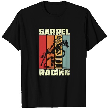 Discover Retro Barrel Racing Gifts T Shirts