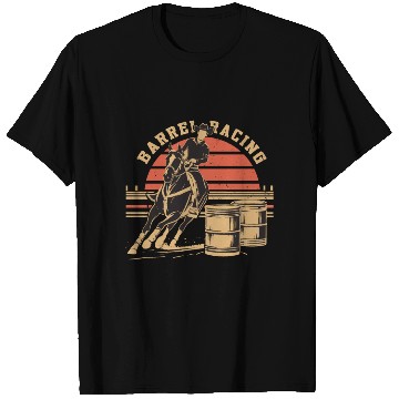 Discover Retro Themed Barrel Racing Gifts T Shirts