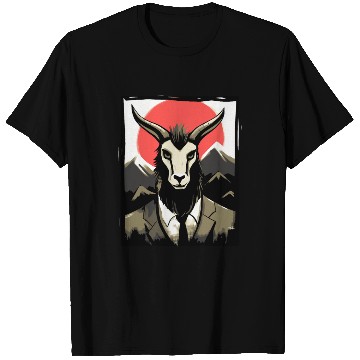 Discover Japan Red Sun: Business Goat T Shirts