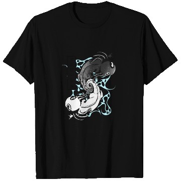 Discover Kawaii Axolotl Yin Yang T Shirts