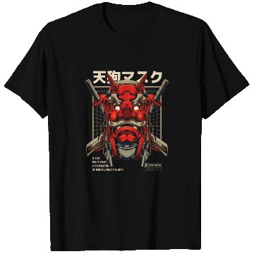 Discover Tengu Mecha Japanese Devil Tattoo T Shirts