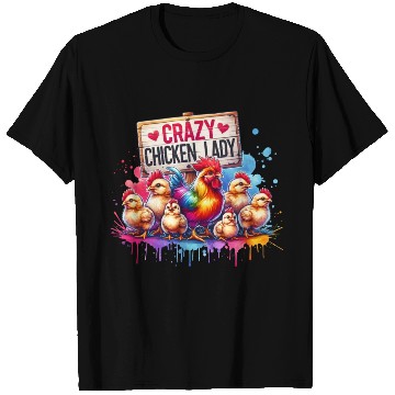 Discover Crazy Chicken Lady T Shirts