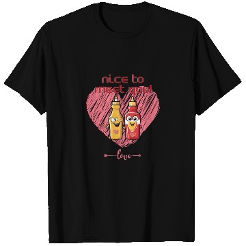 Discover Ketchup and mustard love T Shirts