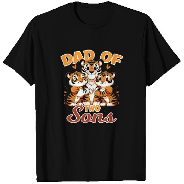 Discover Strong Tiger with Tiger Kid for a Dad T Shirts