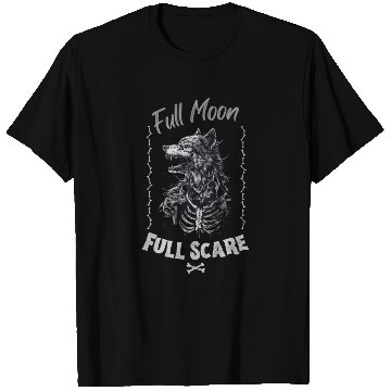 Discover Death Wolf Horror Theme - Intricate Bone Wolf T Shirts