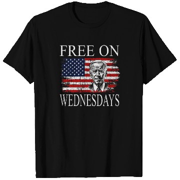 Discover Free On Wednesdays US Flag Patriotic Joe Biden T Shirts