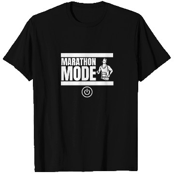 Discover Marathon Mode On Funny Marathon Running T Shirts