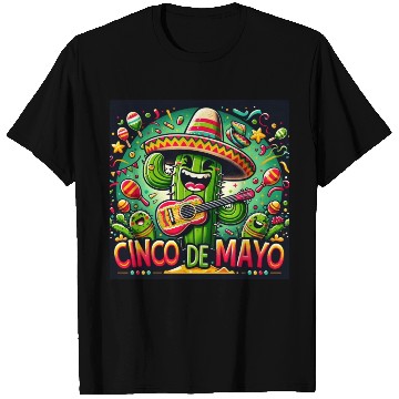 Discover Cinco de Mayo Cactus T Shirts