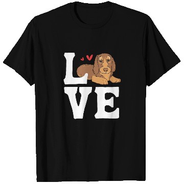 Discover Wirehaired Dachshund Owner I Love My Dachshund T Shirts