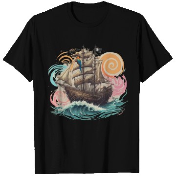 Discover Pirate paradise T Shirts design.