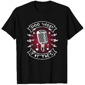 Discover Doo Wop Clothes Vintage Microphone T Shirts