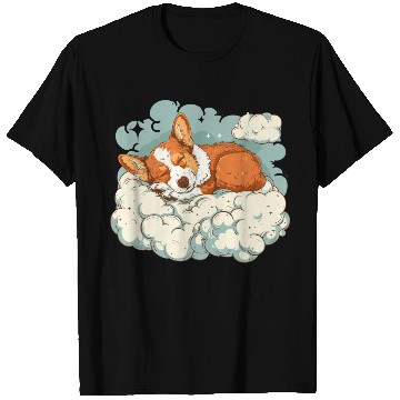 Discover Corgi Cloud Dreamer T Shirts
